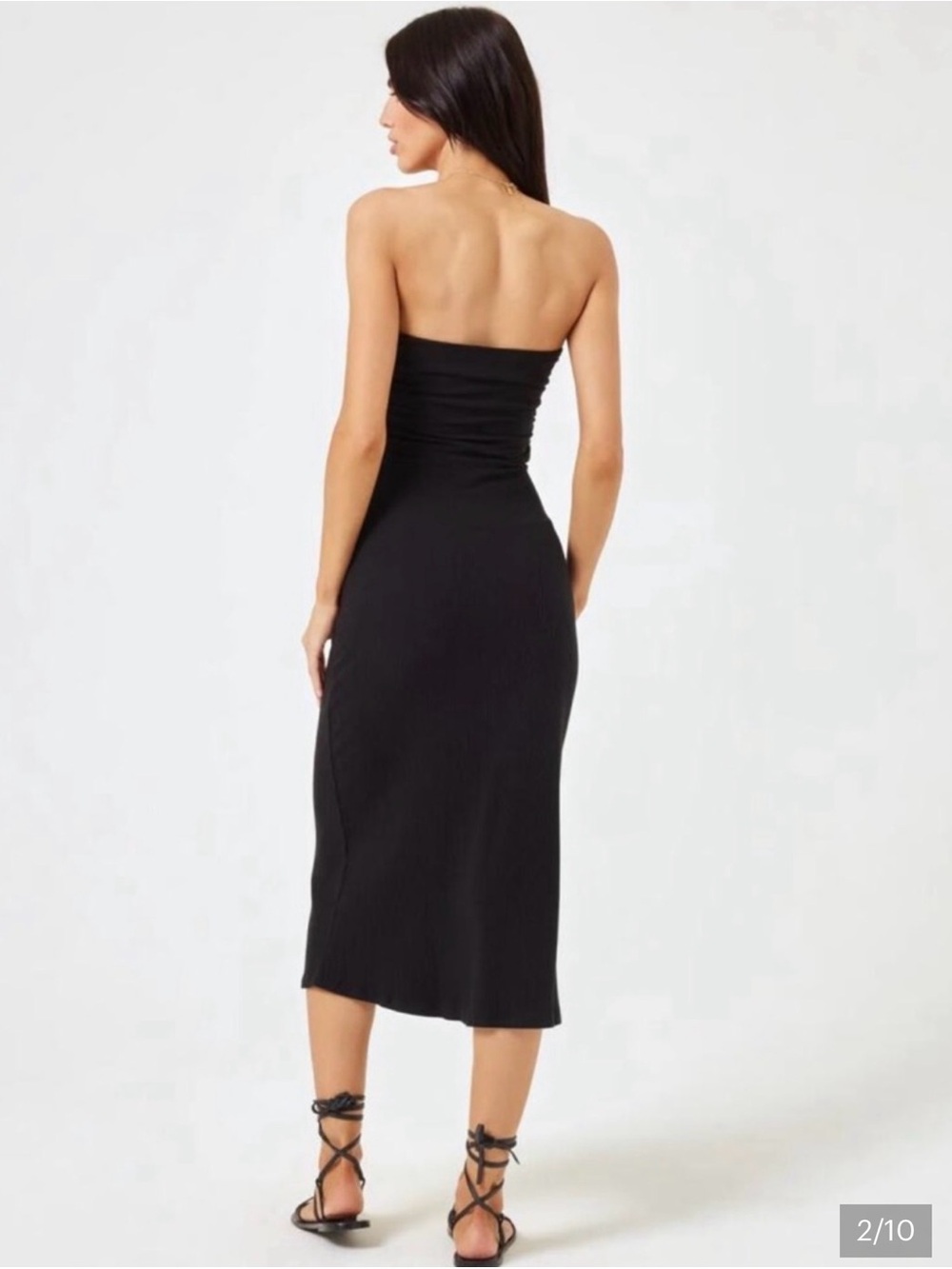 Lspace Black Tube Top multiway Dress/Maxi Skirt Size XS - Picture 2 of 5